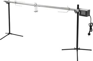 Griglia Barbecue Automatica con Motore in Acciaio 207x45x81cm