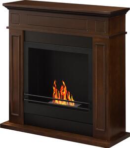 Divina Fire Camino a bioetanolo biocamino da terra Jefferson Marrone 89.5x28x90.5h - DF87059