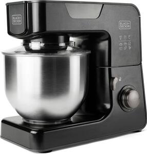 Black & Decker Impastatrice Planetaria Capacit Ciotola 5.2 Litri Potenza 1000 Watt 8 Velocit + Turbo colore Nero - BXKM1000E