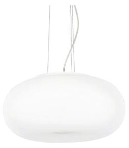 Ideal Lux - Lampadario a sospensione con filo ULISSE 3xE27/60W/230V diametro 52 cm bianco
