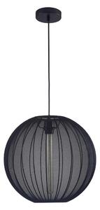 Lampadario a sospensione con filo SENSAI 1xE27/20W/230V diametro 40 cm nero