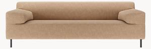 Divano 3 posti marrone-beige/nero freistil180, larg. 222 cm