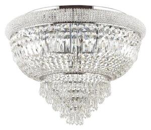 Ideal Lux - Plafoniera di cristallo DUBAI 24xE14/28W/230V diametro 78 cm cromo