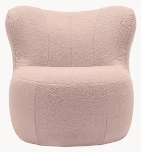 Poltrona lounge imbottita rosa perla freistil173
