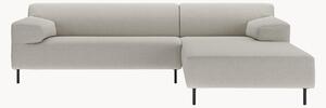 Divano angolare grigio argento/nero freistil180