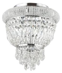 Ideal Lux - Plafoniera di cristallo DUBAI 3xE14/28W/230V diametro 32 cm cromo