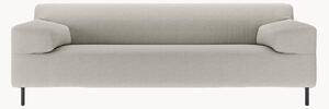Divano 3 posti grigio polvere/nero freistil180, larg. 222 cm