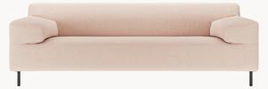 Divano 3 posti bianco perla/nero freistil180, larg. 222 cm