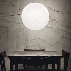 Ideal Lux - Lampadario a sospensione con filo CARTA 1xE27/25W/230V diametro 40 cm bianco