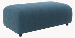 Panca imbottita in velluto a coste blu navy freistil187