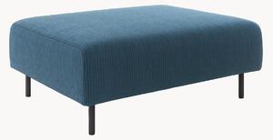 Panca imbottita in velluto a coste blu navy/nero freistil180
