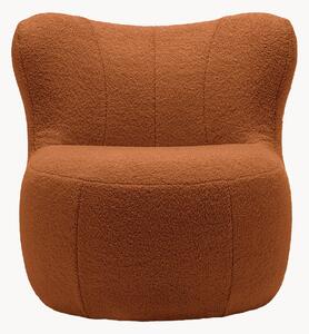 Poltrona lounge imbottita arancione freistil173