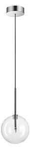 Ideal Lux - Lampadario LED a sospensione con filo EQUINOXE 1xG4/2W/230V diametro 15 cm cromo/limpido