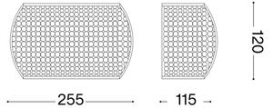 Ideal Lux - Applique a LED di cristallo PASHA 3xG9/3W/230V oro