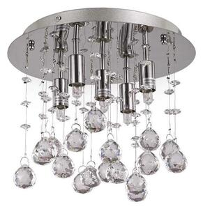 Ideal Lux-Plafoniera LED di cristallo MOONLIGHT 5xG9/3W/230V diametro 26 cm cromo lucido