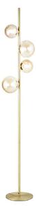 Ideal Lux - Lampada da terra LED PERLAGE 4xG9/3W/230V oro/fumé