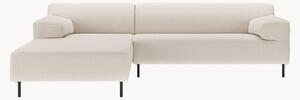 Divano angolare grigio argento/nero freistil180
