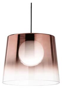 Ideal Lux - Lampadario LED a sospensione con filo FADE 1xG9/3W/230V diametro 27,3 cm rame/fumé