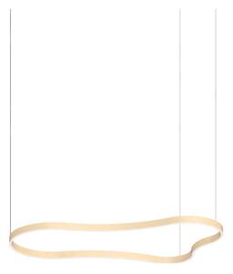 Ideal Lux - Lampadario LED a sospensione con filo WAVES LED/54W/230V CRI 90 ottone