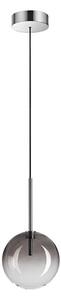 Ideal Lux - Lampadario LED a sospensione con filo EQUINOXE 1xG4/2W/230V diametro 15 cm cromo/fumé