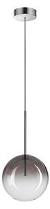 Ideal Lux - Lampadario LED a sospensione con filo EQUINOXE 1xG4/2W/230V diametro 20 cm cromo/fumé