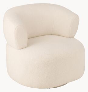 Poltrona imbottita in teddy Fluffy