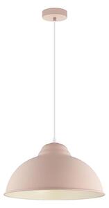 Eglo 54964 - Lampadario a sospensione con filo TRURO-P 1xE27/60W/230V rosa