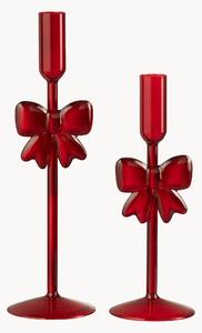 Set di 2 candelabri Christmas Bows