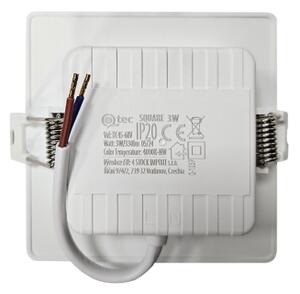 Lampada LED da incasso SQUARE LED/3W/230V 4000K 9x9 cm bianco