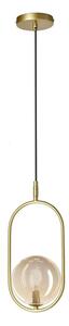 Lampadario a sospensione con filo CORDEL 1xG9/28W/230V ottone/fumé beige