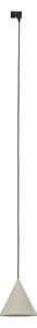 Lampadario su filo per sistema a binario CONO 1xE27/15W/230V nero/beige