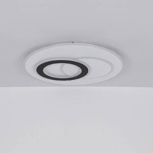 Globo Plafoniera Smart LED Jacques, bianco/nero, Ø 70 cm, CCT