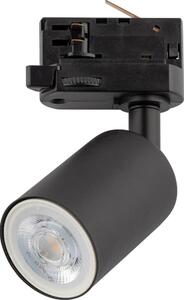 Faretto per sistema a binario trifase TOP 1xGU10/10W/230V nero
