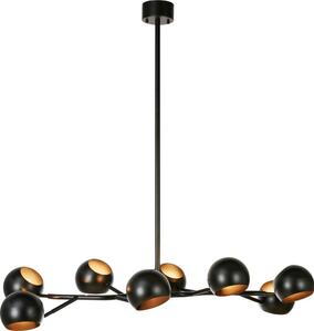 Markslöjd 108852 - Lampadario a sospensione con supporto rigido EDGAR 8xE14/40W/230V nero