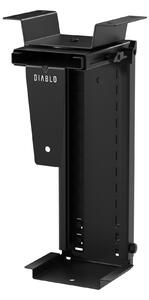 Supporto per PC sotto la scrivania, sospeso, per setup da gaming, nero: Diablo PC Holder