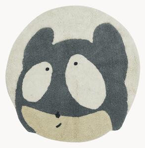 Tappeto rotondo in lana per bambini Astromouse