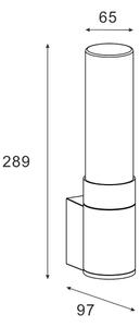 Zuma Line SJ17611 - Applique da esterno WALLY 1xE27/60W/230V IP54 nero