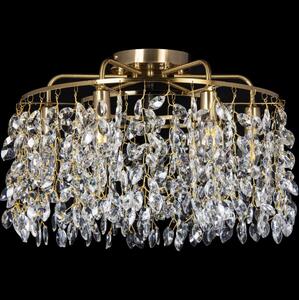 Lampadario a plafone 6xE14/60W/230V diametro 50 cm oro