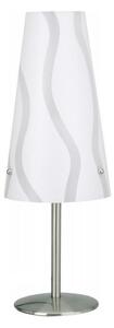 Brilliant - Lampada da tavolo ISI 1xE14/40W/230V bianco/grigio/cromo lucido