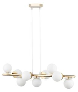 Lampadario a sospensione con filo AVOLA 9xG9/12W/230V oro