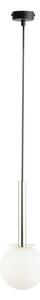 Lampadario a sospensione con filo DAISY 1xG9/12W/230V diametro 14 cm cromo lucido/nero/bianco