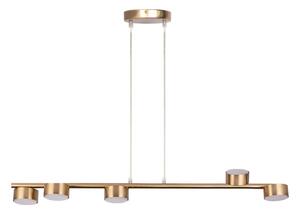 Lampadario a sospensione con filo PUNTO 5xGX53/12W/230V oro