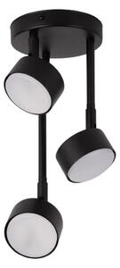 Lampadario a sospensione con supporto rigido NEMO 3xGX53/12W/230V nero