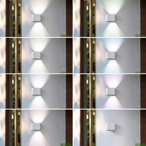 Lindby Smart LED applique da esterno Dara bianco rotondo CCT RGB Tuya