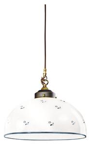 Kolarz 731.32.19 - Lampadario a sospensione con filo NONNA 1xE27/75W/230V diametro 36 cm blu