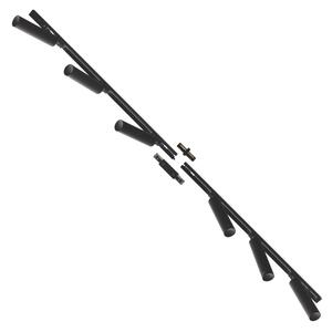 Zuma Line 3027 - Faretto per sistema a binario LULU 6xGU10/35W/230V nero