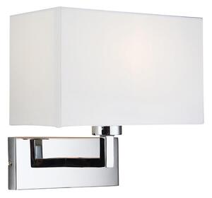 Endon 56373 - Applique PICCOLO 1xE27/10W/230V bianco/cromo lucido