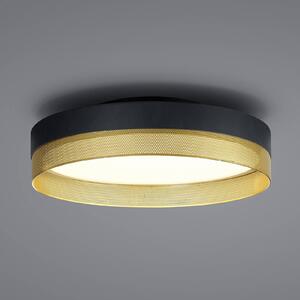 HELL Plafoniera Mesh LED, Ø 45 cm, nero/oro