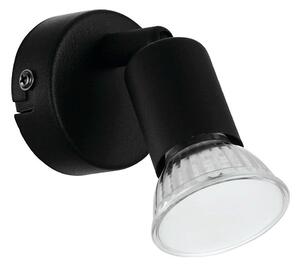 Eglo 780457 - Luce Spot da parete a LED ESCALERA 1xGU10/2,8W/230V 3000K nero