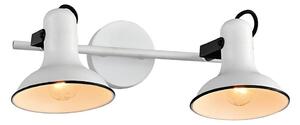 Prezent 75474 - Faretto da parete ANDORA 2xE14/40W/230V bianco